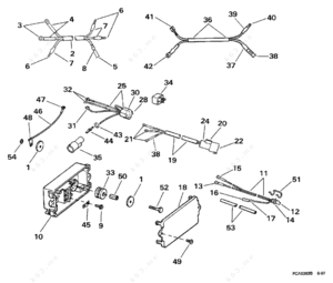 1998 evinrude 130hp diagram of tilt unit parts