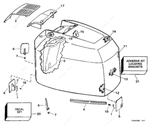 1998 evirude vindicator 200 parts diagram