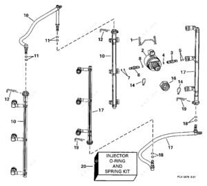 1998 fltr fuel injectors diagram