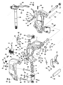 1998 johnson evinrude v4 jet drive motor