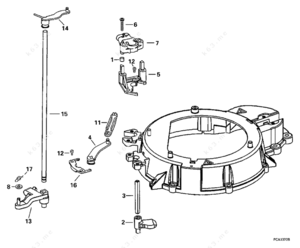 1998 johnson j175glecd 175 hp outboard motor diagram