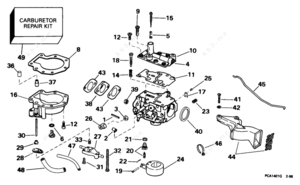 1998 mercruiser 5.0 carburetor cover