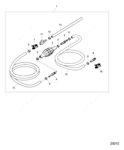 1999 bayliner with force 90hp fuel system diagram