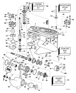 1999 evinrude 150 starter diagram