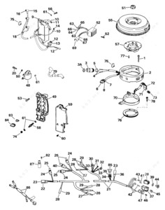 1999 johnson 3 cylinderoutboard motor ignition wiring diagram