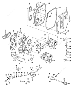 1999 mercruiser 5.0 carb intake diagram