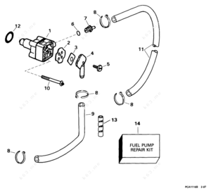 1999 saturn sl fuel pump assembly diagram