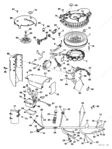1999 sea doo bombardier ignition parts diagram