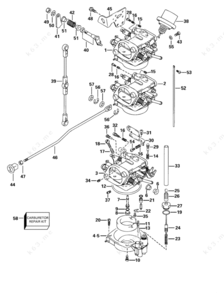 2000 evinrude 15hp 4 stroke carburetor diagram