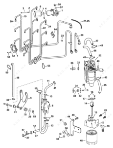 2000 evinrude e50pl4ss fuel system
