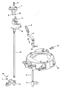 2000 evinrude ficht lower unit diagram