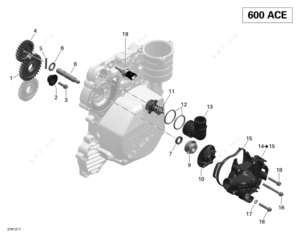 2000 ski-doo 600 mxz water pump replacement