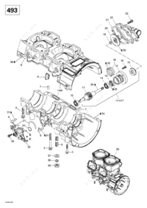 2001 700 ski doo crank case diagram instructions