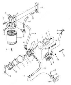 2001 90 hp mercury outboard parts fuel filter