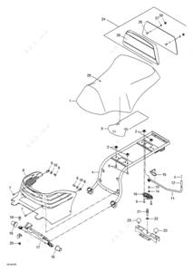 2001 bombardier traxtor seat replacement
