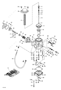 2001 hd std carburetor diagram