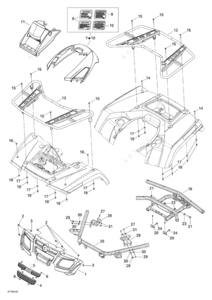 2001 kawasaki kr750-h body panel diagram