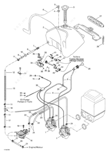 2001 ski doo 700 fuel diagram parts list