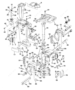 2001 sx150txrz lower unit diagram parts