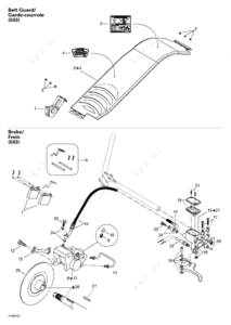 2002 ski-doo legend 500 belt size