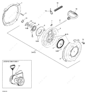 2002 ski doo mxz 500 snowmobile parts