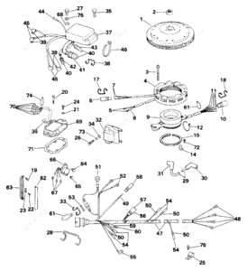 2003 johnson evinrude 90 hp v4 2 stroke ignition diagram