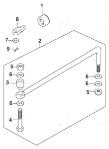 2003 seadoo 140 reverse linkage bolt