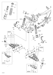 2004 avalanche front suspension diagram 4x4