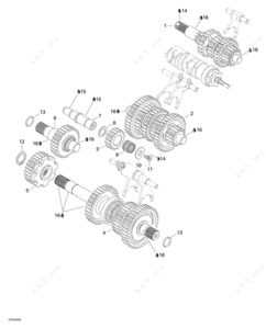 2004 bombardier 400 ho transmission parts