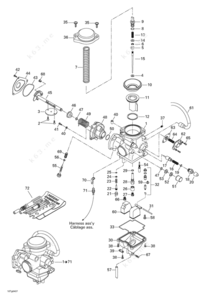 2004 bombardier outlander 400 carburetor diagram