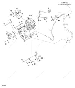 2004 ds baja 650 4 stroke hose motor kit