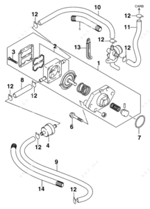 2004 johnson 4 stroke gas connection