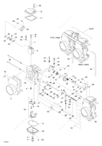 2004 polaris 500 ho carburetor diagram