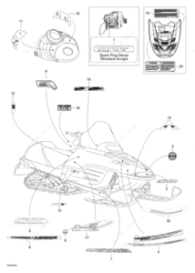 2004 skidoo legend gt decals