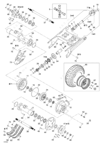 2005 forester rear drive assembly