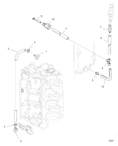 2005 mercury mariner engine hose diagram