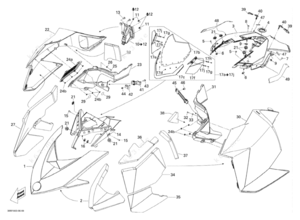 2005 ski doo 800 parts