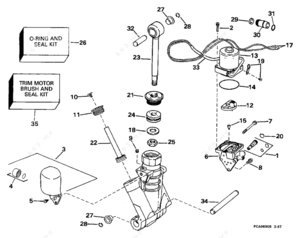 2006 115 johnson power pack location diagram