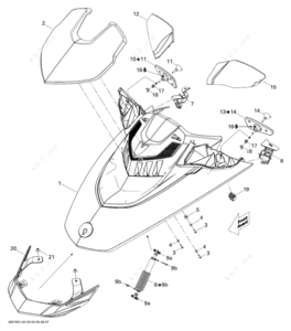 2006 cougar 260 parts diagram
