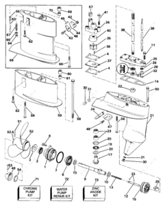 2006 mercruiser 50 hp gearcase diagram