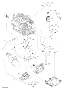 2006 sea doo rxt 215 cooling system diagram