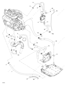 2006 seadoo wake edition flywheel assembly diagram