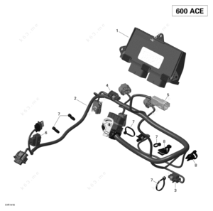 2006 ski-doo 600 mxz ground wire diagram to engine