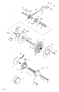2007 honda tundra pulley diagram