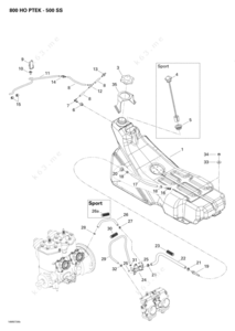 2007 ski doo 800diagram