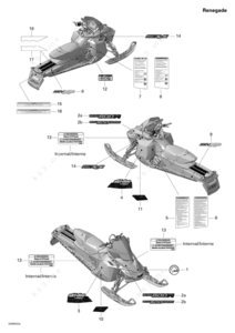 2008 ski doo renegade 800r decals