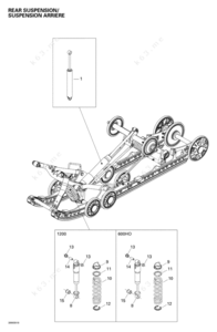 2009 ski-doo 600 etec rear suspension