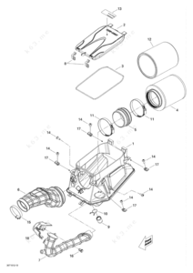 2010 equinox air intake parts list diagram