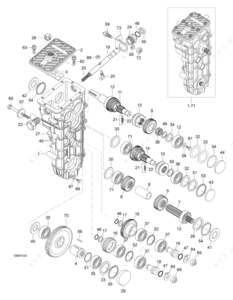 2010 sportsman 550 transmission removal diagram