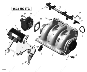 2011 seadoo rxtx 260 air box diagram